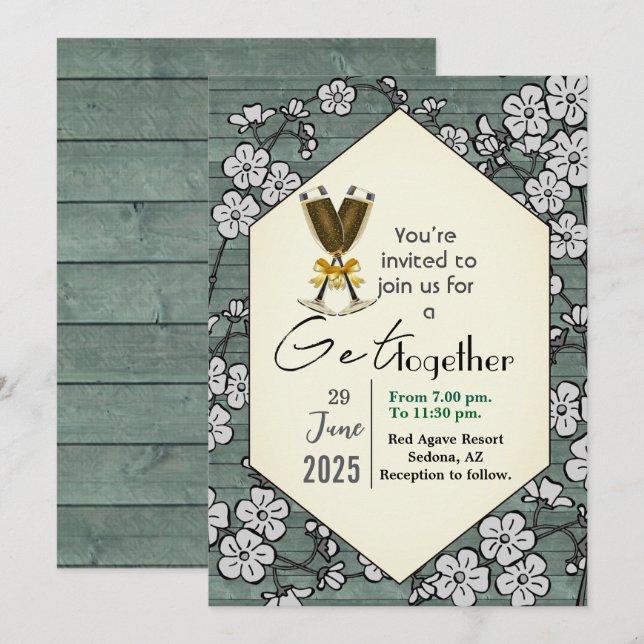 Invitation Venez ensemble (Devant / Derrière)