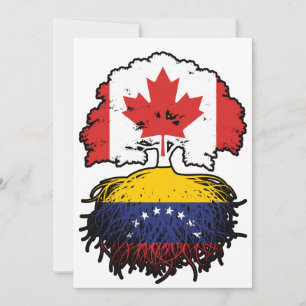 Invitation Venezuela Venezuela Canada vénézuélien racines d'a