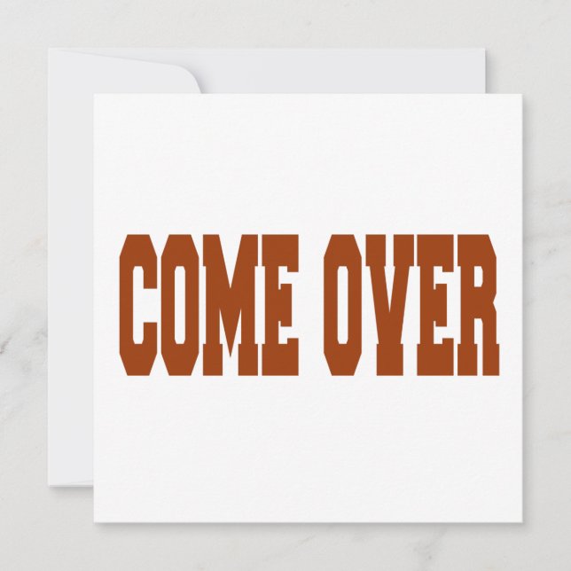 Invitation venir (Devant)