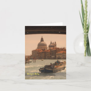 Invitation Venise Italie Grand Canal Vintage
