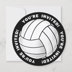 Invitation Ventilateur de volley-ball