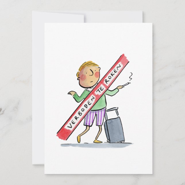 Invitation Verboden te roken (Devant)