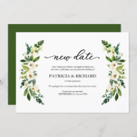 Verdure Floral Nouvelle Date Mariage Remise