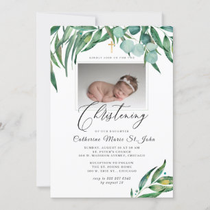 Invitation Verdure L'Eucalyptus Rustique