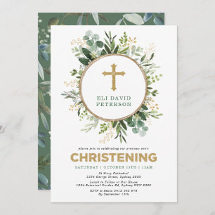 Invitation Verdure moderne Jardin d'or Frissons de fer