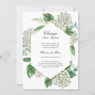 Invitation Verdure Modifier la date de report du Mariage