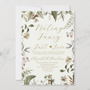 Invitation Verdure Rien de Fantaisie, Juste l'Amour en Fuite