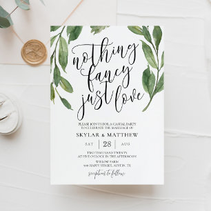 Invitation Verdure Rien de fantaisiste juste de l'amour Maria