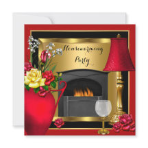 Verre à vin décoratif rouge et or pour pendaison d