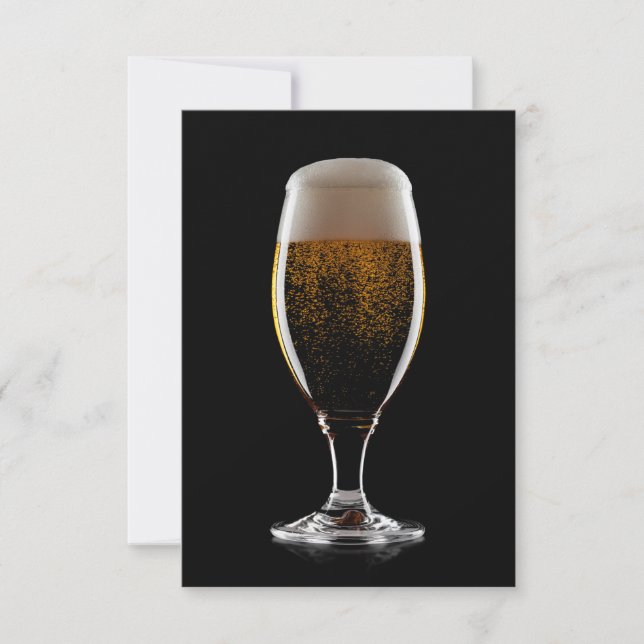Invitation Verre de la bière (Devant)