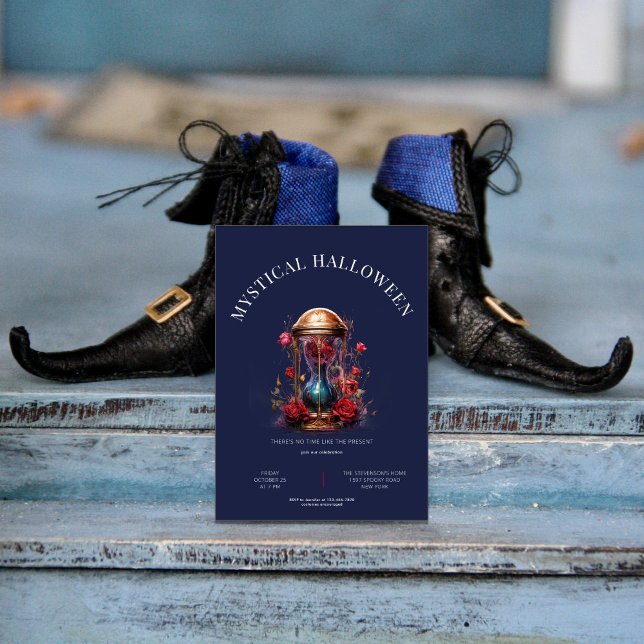 Invitation Verre d'or avec rose, simple et moderne (Créateur téléchargé)