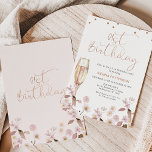 Invitation Verre rose Fleur sauvage 21e anniversaire Invitati<br><div class="desc">Verre Fleur sauvage rose 21e anniversaire Invitation Fleurs sauvages thème 21e anniversaire invitation avec un arrangement fleur sauvage à dominante blush ou rose poussiéreux et grande coupe de champagne. Cette invitation fleur sauvage moderne vingt et premier anniversaire comporte également un titre d'image de police de police de la calligraphie d'or...</div>