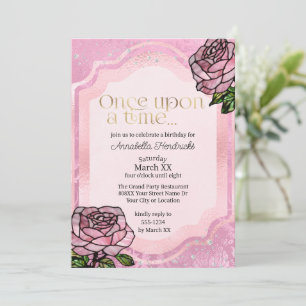 Invitation Verre tendu Roses Roses Roses Roses Dormir Beauté 