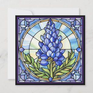Invitation Verre texan Bluebonnet