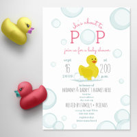 Vers Pop Rubber Duck Bubbles Baby shower