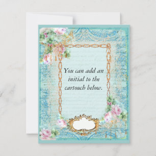 Invitation Versailles Roses Roses Roses Roses