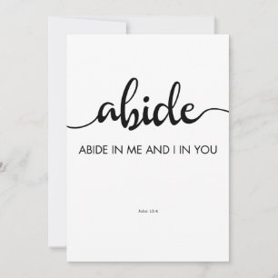 Invitation verset biblique Abition dans le Christ