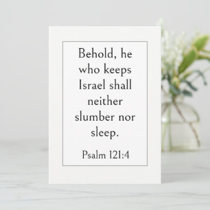 Invitation Verset biblique pour le sommeil, Psaume 127:2, Mod