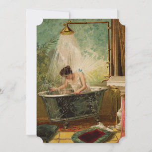 Invitation Versez l'invitation de jeune mariée