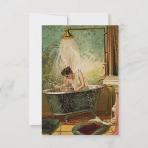 Invitation Versez l'invitation de jeune mariée