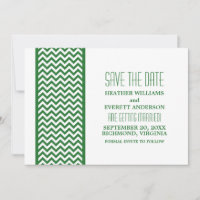 Vert Chevron Bordure Enregistrer l'Invitation de d