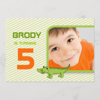 Invitation vert d'alligator de LGC