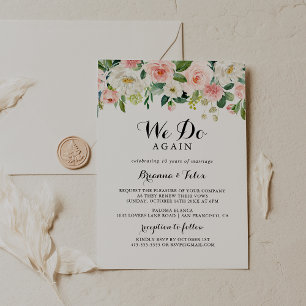 Invitation Vert Floral Simple Nous Réalisons Le Renouveau