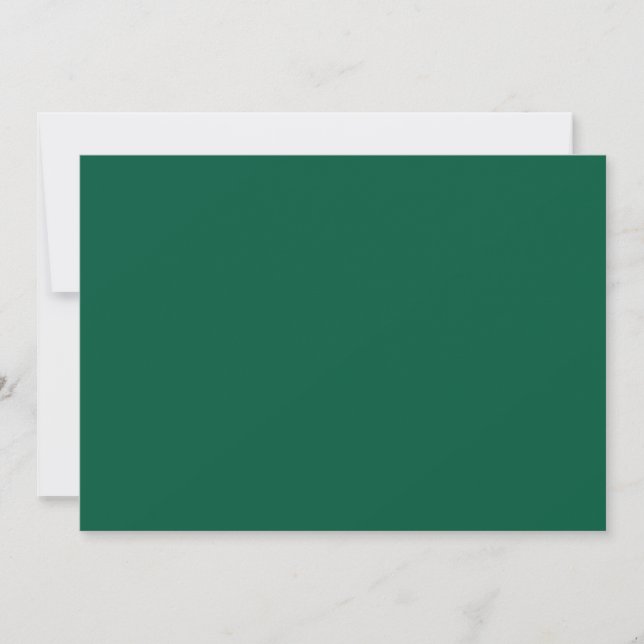 Invitation Vert foncé riche (Devant)