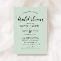 Vert Menthe Gras Date Mariage Enterrement de Vie d