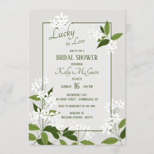Invitation verticale Jasmine