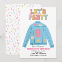 Veste en jean Preppy Patch pour 8ème anniversaire