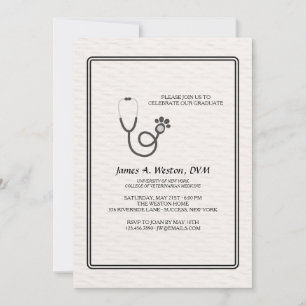 Invitation Vet Stethoscope