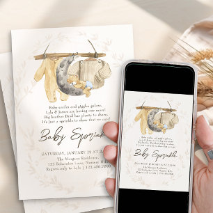 Invitation Vêtements pour bébés Sexe Neutre Bébé Sprinkel