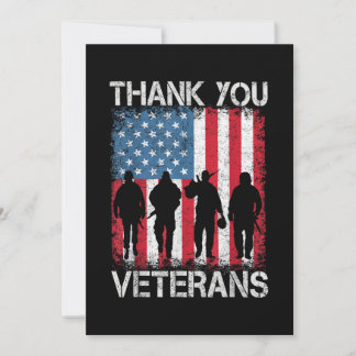 Invitation Veterans Day Gifts Thank You Veterans Proud