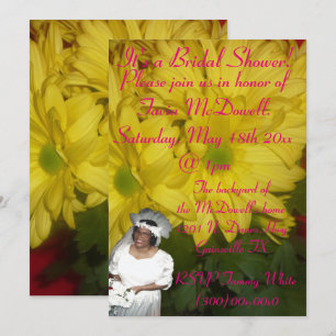 Invitation veuillez nous joindre douche nuptiale