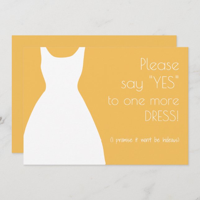 Invitation Veuillez Répondre Oui Une Autre Proposition D'Écla (Devant / Derrière)