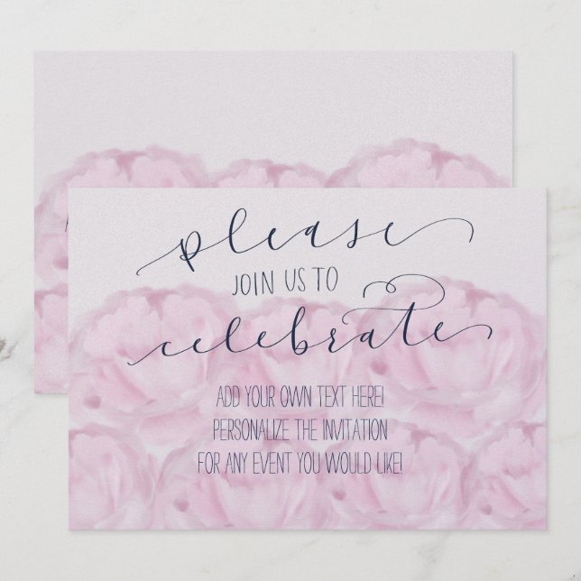 Invitation Veuillez vous joindre à nous pour célébrer la call (Devant / Derrière)