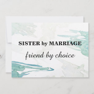Invitation Veux-tu être ma demoiselle d'honneur?