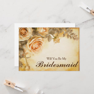 Invitation Veux-tu être ma demoiselle d'honneur ?