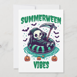 Invitation Vibes de Summerween – Faucheur détendu