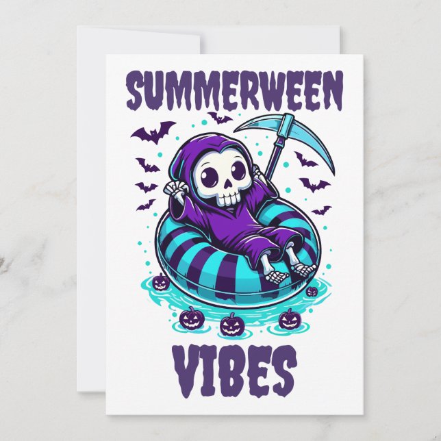 Invitation Vibes de Summerween – Faucheur détendu (Devant)