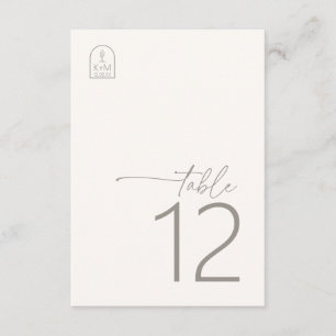 Invitation Vibes du désert Mariage Table ivoire ID1019