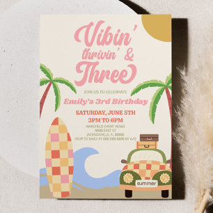 Invitation Vibes' Thrivin' & Trois Surfs 3ème anniversaire fê