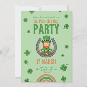 Invitation Vibes Vertes Chanceuses