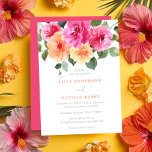 Invitation Vibrant toutes les saisons Aquarelle Floral Mariag<br><div class="desc">Faire-part de mariage floral d'été Printemps Disponible sous forme d'impression physique et numérique / électronique Téléchargement PDF PNG. Veuillez consulter notre mariage correspondant stationnaire dans la collection ci-dessous. Merci pour le soutien des designers indépendants</div>