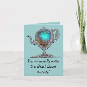 Invitation Victorian Fête des mariées Tea Party