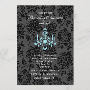 Invitation victorien de Fête de la mariée de