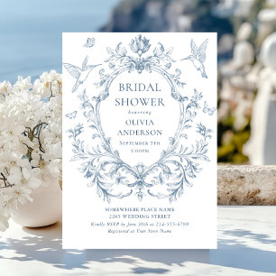 Invitation Victorienne Ornate Grace Dusty Fête des mariées bl