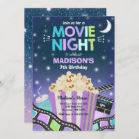 Vidéo Nuit Anniversaire Fête Film Sleepover Popcor