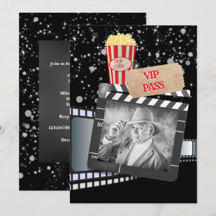Invitation Vidéo VIP photo adultes Hollywood parti
